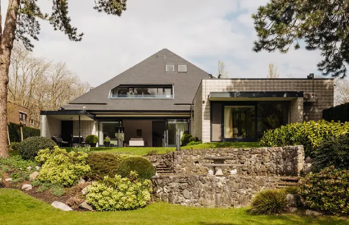 Totaalbeeld herindelingvilla met tuinverbinding