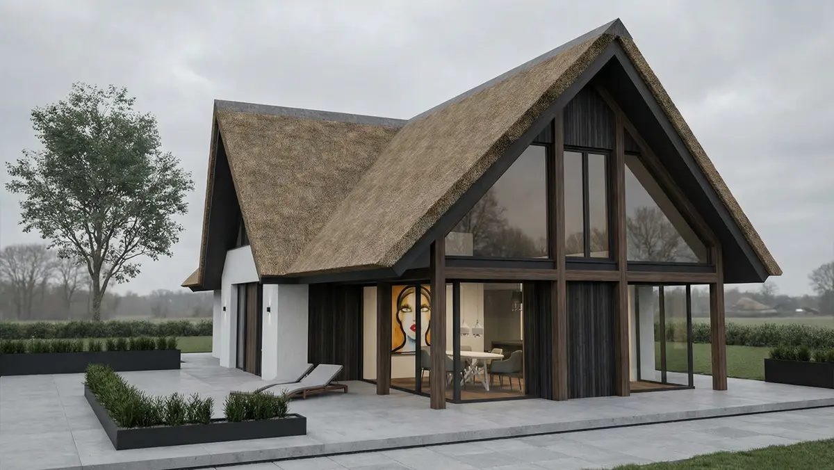 Metamorfose van een bestaande woning in Ankeveen