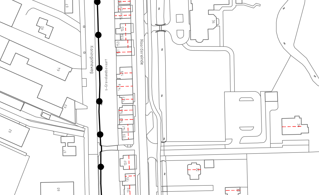 Kappenkaart s-Graveland met dakvormen en ritmiek van het historische lint