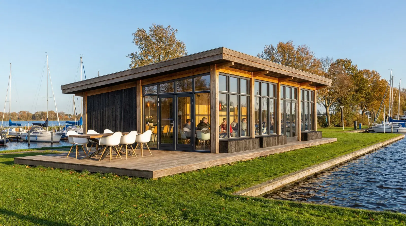 Architect Loosdrecht Clubhuis zeilvereniging Loosdrecht