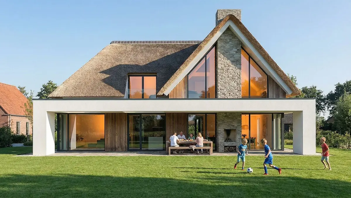 Ontwerp van moderne nieuwbouwwoning in Maarssen met heldere volumeopbouw