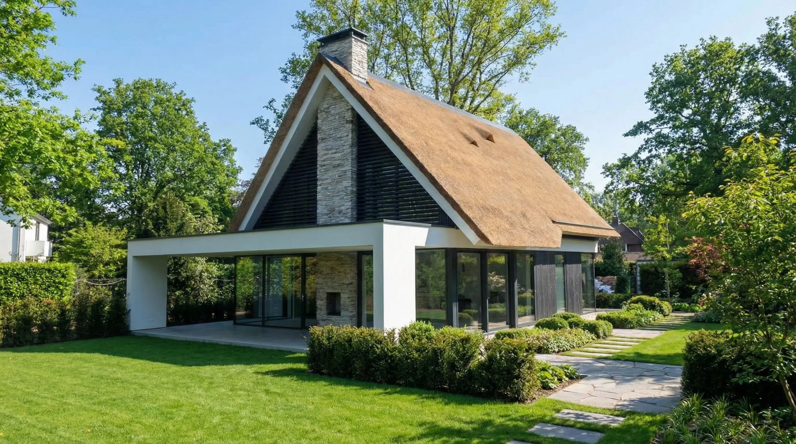 Luxe villa met natuurlijke materialen