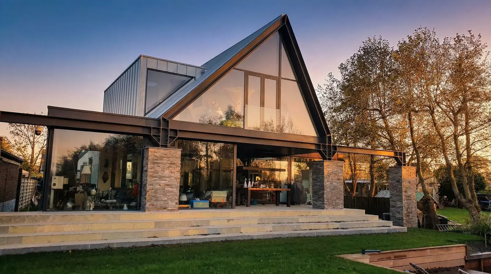 Moderne villa aan de plassen in Nederhorst den Berg