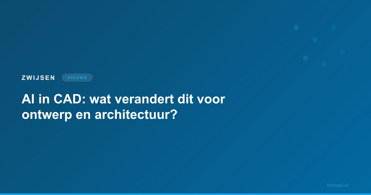 Abstracte compositie van digitale ontwerpregels, plattegrondlagen en architectonische volumes