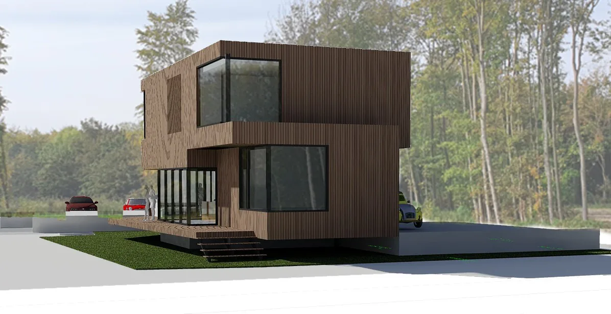 Aan de Kreek Almere Duin: kavels in het Kreekbos met bosstructuur en open plekken voor individuele woningen.