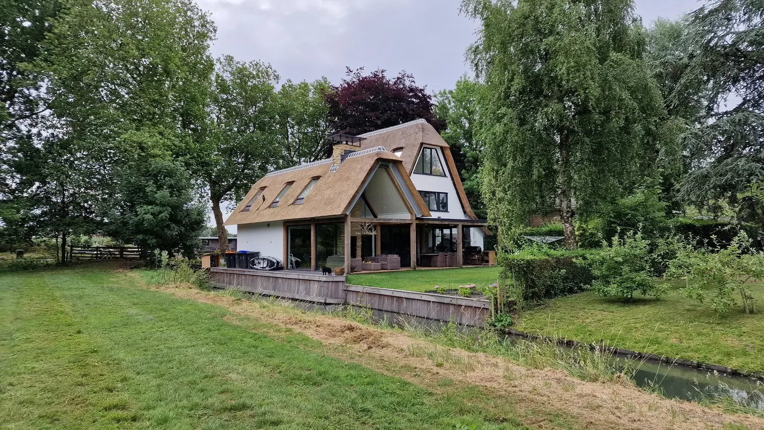 Voorgevel van Villa Kickestein met behoud van de karakteristieke uitstraling