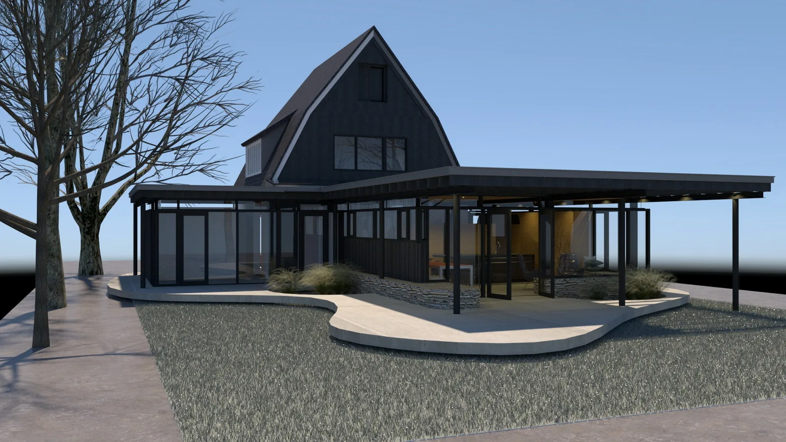 Moderne aanbouw Bilthoven