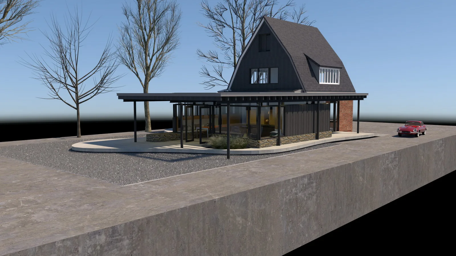 Moderne aanbouw Bilthoven
