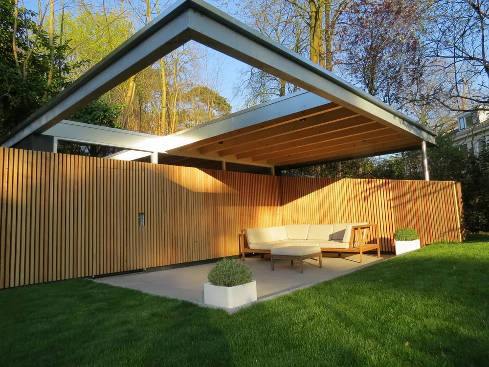 Berging met veranda Bilthoven