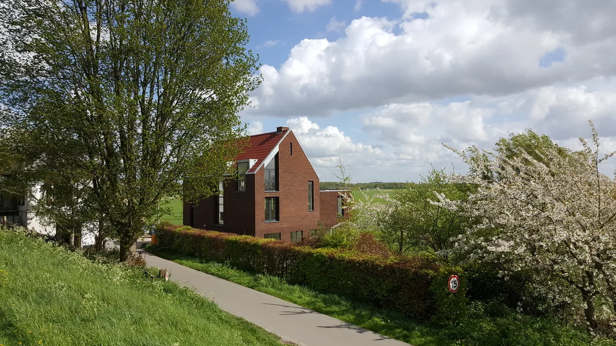 Nieuwbouw dijkwoning Muiden