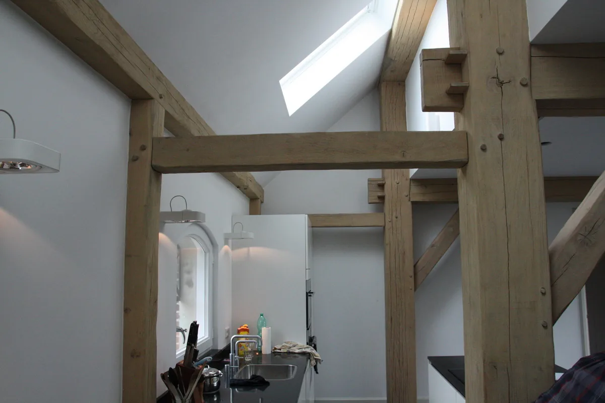 Verbouw stal naar woonschuur Muiden