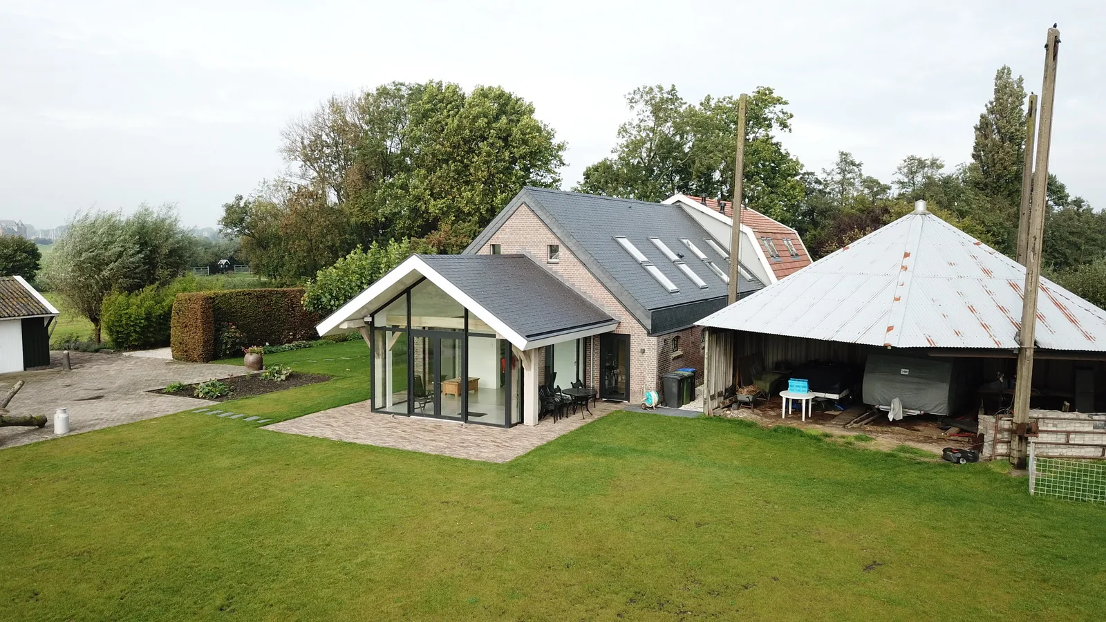 Verbouw stal naar woonschuur Muiden