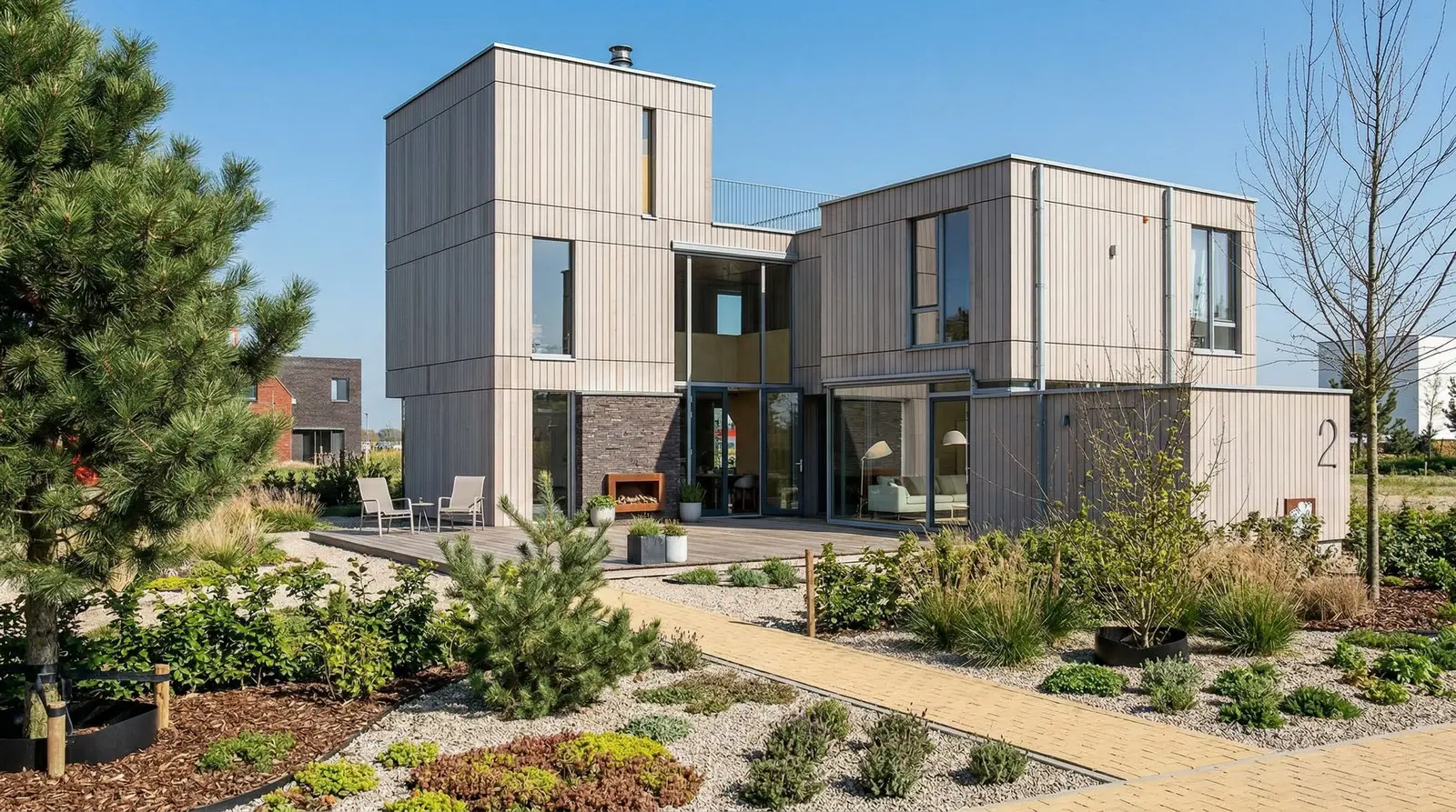 Houten villa Rieteiland Oost