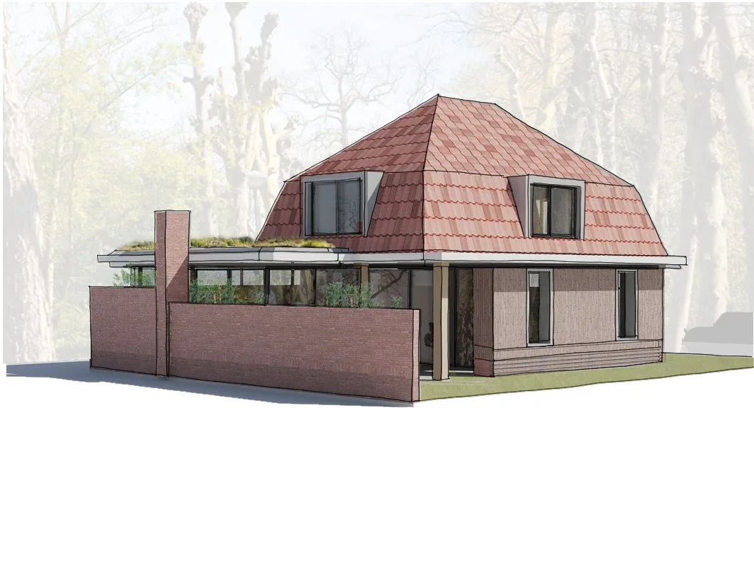 Kapverlenging woning Loenen aan de Vecht voor extra slaapkamers en badkamers