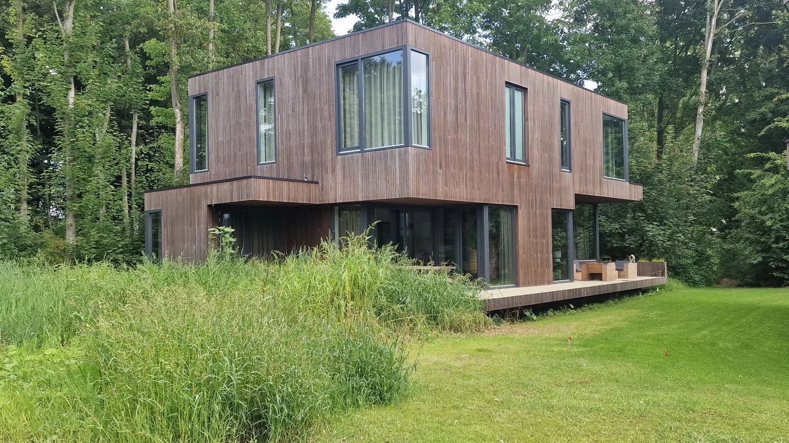 Houten villa Kreekbos 17, Almere Duin