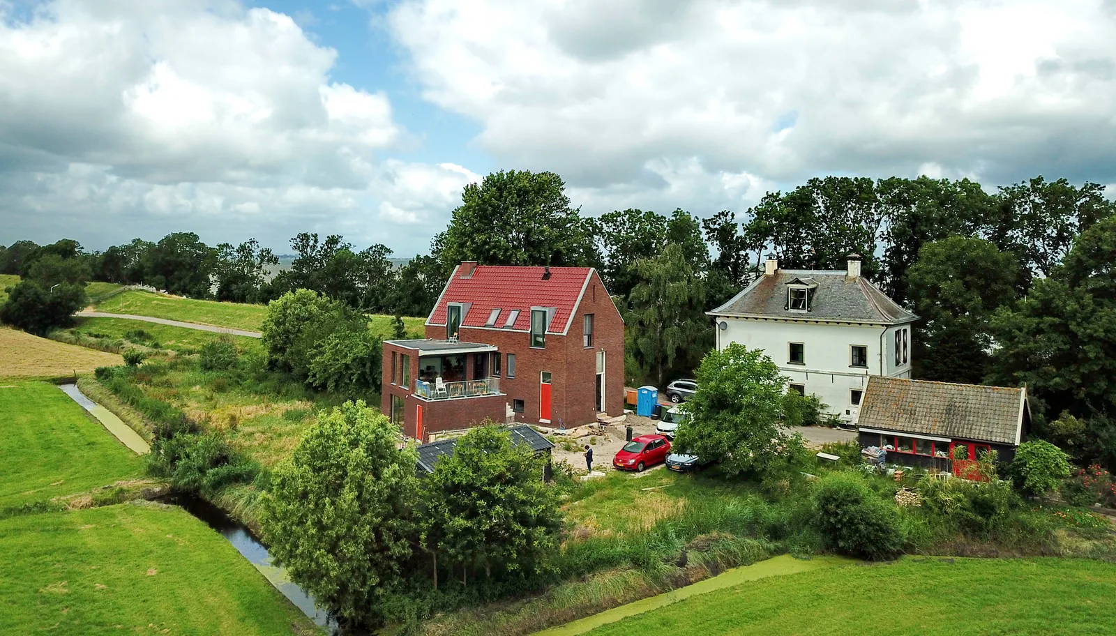 Dijkwoning nieuwbouw architect Muiden IJmeer