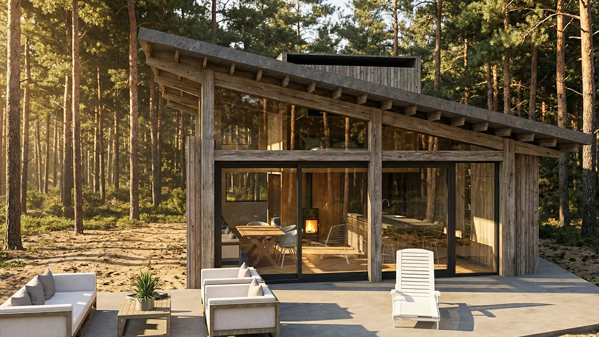 Moderne recreatiewoning in Vinkeveen met directe relatie tot steiger en plassenlandschap